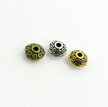 20pcs 6mm Bead Separator, Bead Spacer In Triangular Pattern